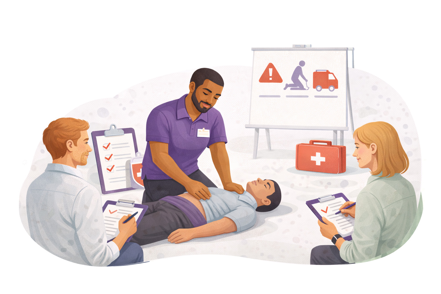 PHECC First Aid Response refresher training for workplace first aiders