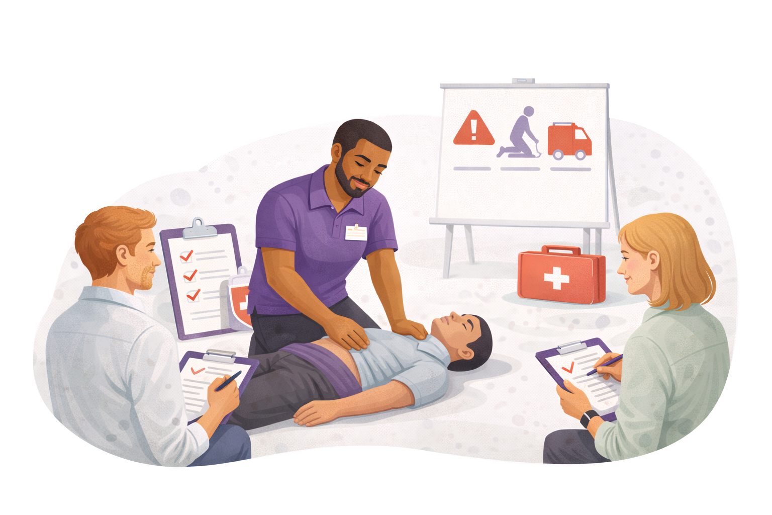 PHECC First Aid Response refresher training for workplace first aiders