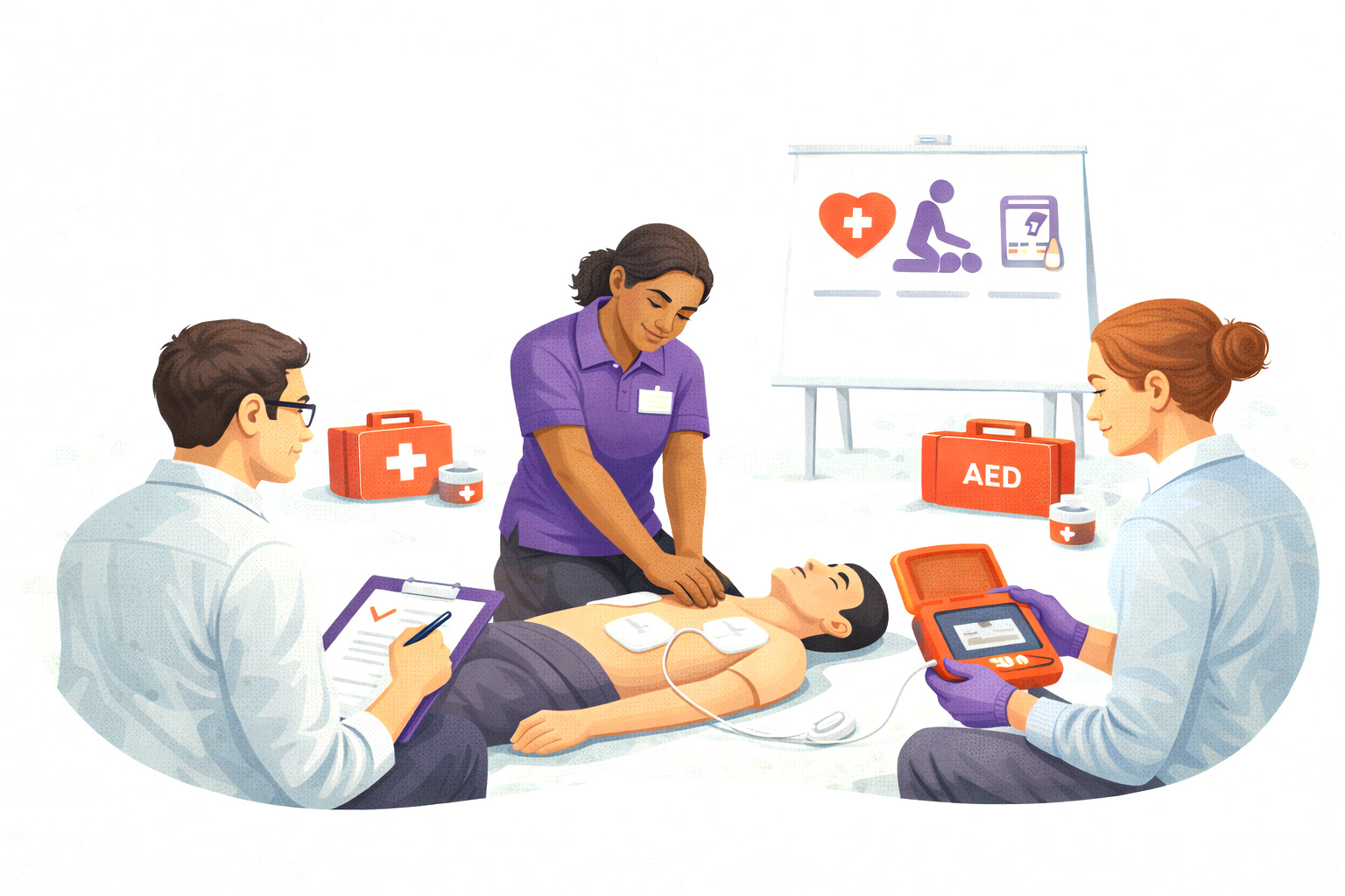 Irish Heart Foundation Heartsaver CPR and AED training in Ireland