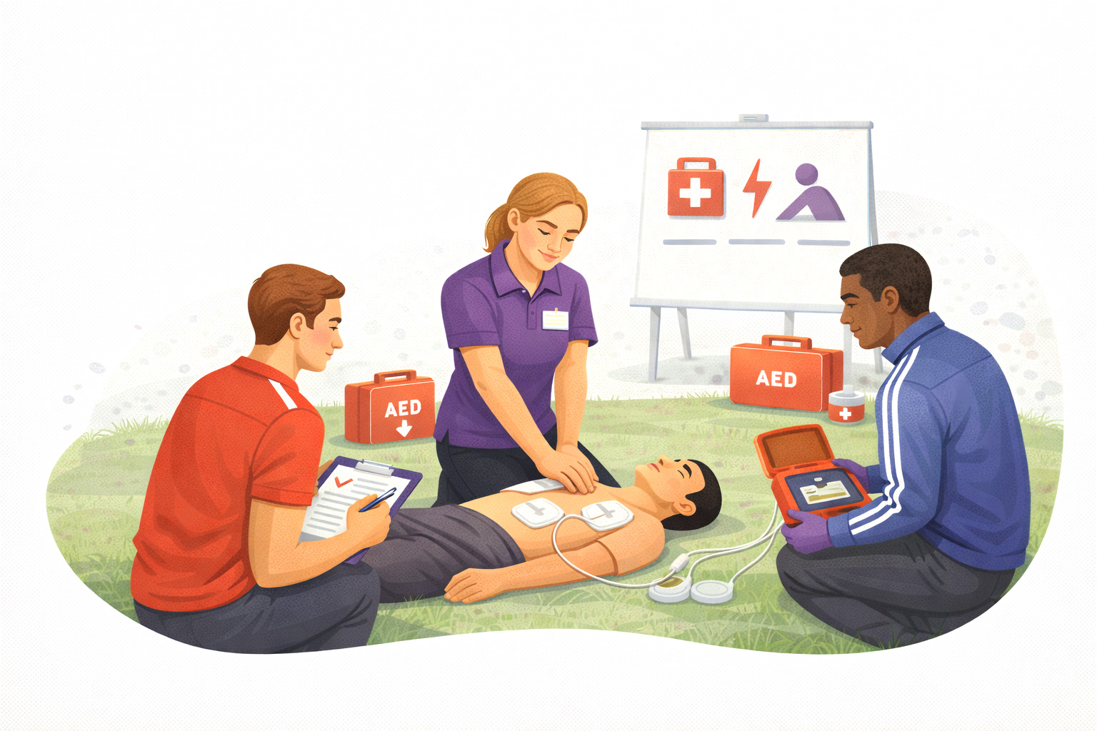 Sport first aid and AED training for coaches and sports clubs in Ireland
