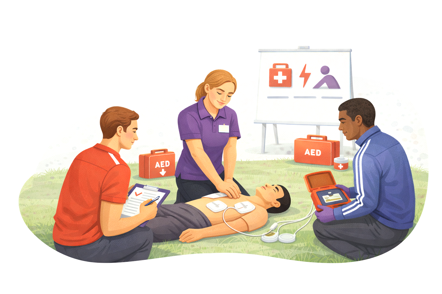 Sport first aid and AED training for coaches and sports clubs in Ireland